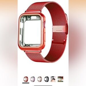 Red Classic Smart Watch Band - size /42MM